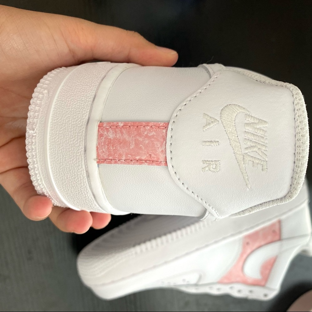 Nike Airforce 1 Pink Cloud Custom - Picture 6 of 7